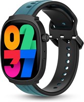 Дисплей Pebble Axis AMOLED 1,96 дюйма, быстрые уведомления, функция Always On Display, Bluetooth-вызовы, мониторинг SpO2, мониторинг пульса, несколько спортивных режимов, функциональная вращающаяся заводная головка цвета «угольно-чёрный» 1000013823