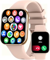 Умные часы Geelyda с функцией ответа/вызова, 1,85-дюймовые умные часы для телефонов Android и iOS, фитнес-трекер с пульсометром, измерением сна, артериального давления, уровня кислорода в крови, голосовым управлением с помощью искусственного интеллекта, р 1000013865