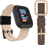 Многофункциональные умные часы iTouch PC-TF401A-G20 унисекс, чёрный/бежевый 1000013881