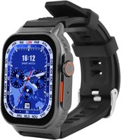 Смарт-часы для мужчин и женщин, фитнес-часы с сенсорным экраном 2,01 дюйма, функцией ответа на звонок, трекером активности для различных видов спорта и шагомером, водонепроницаемостью IP67, умные часы для активного отдыха на открытом воздухе 1000013902