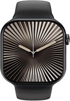 Умные часы Green Lion Active 10 49 мм с голосовым помощником, Bluetooth-вызовами, функцией двойного нажатия, мониторингом пульса, временем зарядки 3 часа, временем работы 2–3 дня, чатом GPT — черные 1000013908