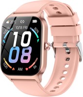 Смарт-часы для мужчин и женщин, 1,96 дюйма (приём/вызов), водонепроницаемый фитнес-трекер IP68, более 112 спортивных режимов (розовый) 1000013917