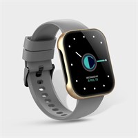 Cellecor A6 Roar | Водонепроницаемые смарт-часы IP68 | Спортивный режим с поддержкой Bluetooth для управления звонками и музыкой | Встроенный микрофон и динамик | Голосовой помощник, звонки по Bluetooth | Дисплей 1,96 дюйма | СЕРЫЙ 1000013918