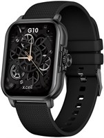 Умные часы X.cell G10 с черным корпусом и черным силиконовым ремешком 1000013941