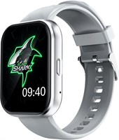 Умные часы Black Shark GT Neo с TFT-экраном 2,02 дюйма, 7 дней автономной работы, водонепроницаемостью IP68, мониторингом состояния здоровья — серебристые 1000013984
