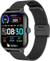 Умные часы AnnuoYi с функцией Bluetooth-звонков, водонепроницаемый фитнес-трекер IP67, 59 спортивных режимов, пульсометр, сенсорный экран, совместимы с Apple iOS и Android 1000013996