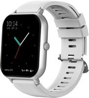 Умные часы Faster Nerv Watch 1 с HD-дисплеем 1,83 дюйма для мужчин и женщин, часы для отслеживания здоровья и фитнеса, пульсометр, монитор сна, беспроводные звонки по Bluetooth (серебристый) 1000014009