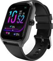 HiFuture FutureFit Ultra2 Pro с 1,78-дюймовым AMOLED-дисплеем, Bluetooth-звонками, отслеживанием сна и здоровья, водонепроницаемостью IP68, длительным временем автономной работы — черный цвет 1000014063
