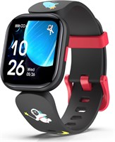 Умные часы ZONEY Kids для мальчиков и девочек, детские фитнес-трекеры для Android iPhone, водонепроницаемые часы-шагомер с 19 спортивными режимами для мальчиков и девочек подростков 6+ (черные) 1000014071