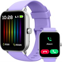 Умные часы TOOBUR для мужчин и женщин, встроенный помощник Alexa, водонепроницаемость IP68, плавание, фитнес-часы с дисплеем 1,8 дюйма, функциями ответа на вызовы и измерения пульса, шагомером, трекером сна, 100 видами спорта, совместимы с 1000014085