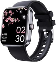 Умные часы DISXKAER 2024 для мужчин и женщин, мониторинг уровня глюкозы в крови, фитнес-трекер, пульсометр, чёрный 1000014099