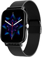 Умные часы Arabest для мужчин и женщин, 1,69-дюймовый фитнес-шагомер с мониторингом сердечного ритма и сна, для телефонов Android и iOS, водонепроницаемые часы с фитнес-трекером IP67, Bluetooth-звонки, сенсорный экран 1000014119