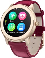 Умные часы BIGCHINAMALL для женщин и девушек, фитнес-трекер (красные) 1000014162