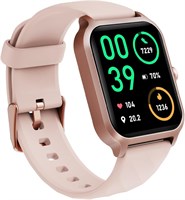 Умные часы для женщин, UAETECH, 1,83 дюйма, 100 спортивных режимов, ответ на звонок/фитнес-трекер/монитор кислорода в крови и сна/пульсометр/водонепроницаемость IPX8 для iOS и Android (розовое золото) 1000014185