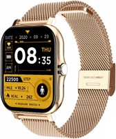 Умные часы Tazweeq для мужчин и женщин, 1,69-дюймовый фитнес-шагомер с функцией мониторинга сердечного ритма и сна, для телефонов Android и iOS, водонепроницаемые часы с фитнес-трекером IP67, Bluetooth-звонки, сенсорный экран 1000014200