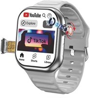 Умные часы ST12, безрамочный экран 5,6 см, поддержка SIM-карт 4G, 3 ремешка с беспроводным зарядным устройством 1000014201