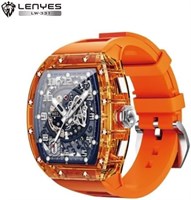 Умные часы LENYES LW331 с защитой от влаги IP67 и магнитной зарядкой, оранжевые 1000014214