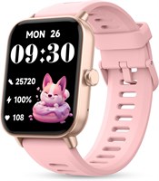 Детские часы, умные часы 44 мм, пульсометр и трекер сна, датчик стресса и SpO2, фитнес-трекер, шагомер, будильник, игры, часы для плавания для мальчиков и девочек от 3 до 15 лет. 1000014230