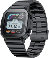 Смарт-часы Next Store Nomad с HD-дисплеем 1,43 дюйма, Bluetooth-звонками, фитнес-трекером и фитнес-трекером, спортивными режимами, водонепроницаемым корпусом, длительным временем автономной работы, стильный носимый гаджет (черный) 1000014233