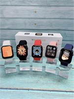 Умные часы T500 Plus Series 6 (розовые) 1000014234