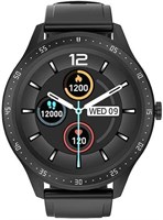 Умные часы Porodo Vortex с функцией отслеживания фитнеса и здоровья — черные 1000014244