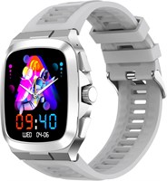 Умные часы iCruze Pronto Nautica — сенсорный HD-дисплей 1,76 дюйма, Bluetooth-звонки, более 100 спортивных режимов, водонепроницаемость IP67, аккумулятор 250 мА·ч, металлический корпус серого цвета 1000014267