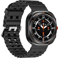 Смарт-часы Strive — 1,52-дюймовый IPS-дисплей, Bluetooth 5.3, беспроводная зарядка, 5-дневный аккумулятор, мониторинг здоровья, спортивные режимы, водонепроницаемость IP65, светодиодный фонарик, удалённая съёмка (чёрный) 1000014282