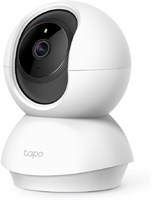 Камера видеонаблюдения TP-Link Tapo с панорамированием/наклоном, разрешением 1080p и обзором на 360° | Отслеживание движения | Обнаружение движения и плача ребёнка | Двусторонняя аудиосвязь | Ночное видение | Работает с Alexa и Google Home (Tapo C200) 1000014352