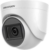 Купольная камера видеонаблюдения Hikvision Dome Turret 2MP 1080P AHD с дневным и ночным режимом, Smart IR, DNR, DWDR DS-2CE76D0T-ITPF 1000014356