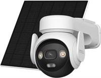 Камера видеонаблюдения Imou 3MP для дома, беспроводная уличная камера, камера видеонаблюдения с солнечной батареей, камеры наружного наблюдения, купольные камеры видеонаблюдения Cell PT 3MP с новой солнечной панелью 3 Вт 1000014364