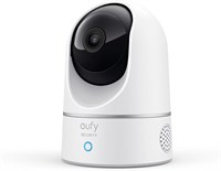Внутренняя камера eufy Security 2K с функцией панорамирования и наклона, камера для домашней безопасности, ИИ для людей и домашних животных, работает с голосовыми помощниками, отслеживание движения, ночное видение, требуется карта MicroSD, база HomeBase н 1000014367
