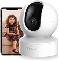 Камера Imou 2K для домашних Wi-Fi камер, камера безопасности 360° для помещений, сверхчеткая камера видеонаблюдения, обнаружение людей, аномальный звук для радионяни, ночное видение, интеллектуальное отслеживание (DK2 2K) 1000014372