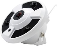 Камера видеонаблюдения Kendom Full HD 1080P 2MP AHD с широкоугольным объективом Fisheye, панорамная купольная камера для помещений с ИК-подсветкой и ночным видением 1000014396