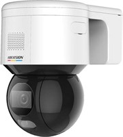 Уличная сетевая купольная камера TeleDirect Hikvision DS-2DE3A400BW-DE ColorVu 4 МП с функцией панорамирования и наклона, микрофоном и динамиком 1000014397