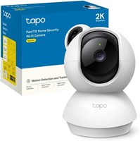 Внутренняя Wi-Fi-камера TP-Link 3 МП (2K), камера видеонаблюдения, ночное видение, уведомления в режиме реального времени, облачное хранилище и карта памяти MicroSD до 256 ГБ, работает с Alexa и Google Assistant (Tapo C210), ??bianco 1000014403