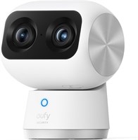 Камера видеонаблюдения eufy Security Indoor Cam S350, две камеры, разрешение 4K UHD, зум 8? и PTZ-камера на 360°, искусственный интеллект для людей и домашних животных, идеально подходит для видеоняни/камеры наблюдения за домашними животными/домашней безо 1000014407