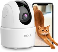 Камера видеонаблюдения Imou 2K для дома, 3-мегапиксельная камера видеонаблюдения для помещений, 360° Wi-Fi камера, камера сверхчеткого качества для помещений, радионяня с функцией обнаружения человека, отслеживанием движения, беспроводным ночным видением 1000014413