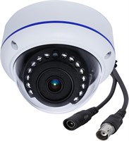 Камера видеонаблюдения DCSEC HD 1080P 2MP 180 градусов, проводная, с широкоугольным купольным объективом Fisheye и объективом 1,7 мм, наружная, 4 в 1 (аналоговая система видеонаблюдения TVI/AHD/CVI/BNC), ИК-подсветка, ночное видение, 15 футов, DC12V 1000014421