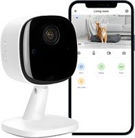 Умная мини-камера с Wi-Fi от Galayou для дома, охранные камеры с ночным видением, камера для наблюдения за домашними животными и приложением для телефона, круглосуточная запись на SD-карту, разрешение 1080P, датчик движения, двусторонняя аудиосвязь, радио 1000014430