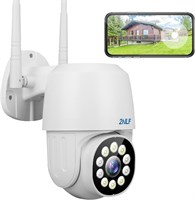 Уличная камера видеонаблюдения 2NLF 1080P для дома, Wi-Fi 2,4 ГГц с обзором 360°, обнаружением движения, автоматическим слежением, двусторонней аудиосвязью, цветным ночным видением, водонепроницаемостью IP66 1000014457