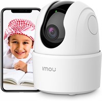 Домашняя камера Imou 1080P, камера безопасности для помещений, Wi-Fi-камера 360° для дома, интеллектуальная система с функцией обнаружения человека, отслеживания движения, двусторонней аудиосвязью, ИК-подсветкой, ночным видением и сиреной для радионяни (R 1000014460