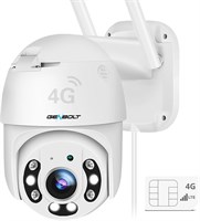 Камера видеонаблюдения GENBOLT 3G/4G LTE, наружная, без Wi-Fi, с поддержкой сотовой связи и SIM-карты, проводная IP-камера видеонаблюдения с функцией обнаружения гуманоидов, автоматическим слежением, цветным прожектором и ночным видением [DC&PoE] 1000014469