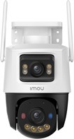 Беспроводная камера видеонаблюдения Imou Wi-Fi6 Cruiser Dual 5 Мп + 5 Мп, интеллектуальная полноцветная камера ночного видения, широкоугольный двойной объектив, Wi-Fi-камера 360° для дома, Crusier Dual 10 Мп (IPC-S7XEP-10MOWED) 1000014483