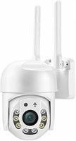 Умная камера Doeek Tuya HD 1080P для улицы/помещения, беспроводная WiFi-камера для домашней безопасности? Водонепроницаемая камера видеонаблюдения IP66 с адаптером питания для Великобритании (белый-A) 1000014484