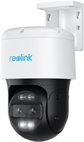 Уличная PTZ-камера видеонаблюдения Reolink 4K с двумя объективами, поддержкой PoE, 6-кратным гибридным зумом, поворотом на 355° и наклоном на 90°, автоматическим слежением, цветным ночным видением, обнаружением людей/транспортных средств/домашних животных 1000014486