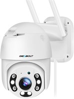 Уличная камера видеонаблюдения GENBOLT 2.5K WiFi с поддержкой PoE, двойная камера видеонаблюдения WiFi 2.4/5 ГГц с автоматическим слежением, обнаружением людей/транспортных средств, поворотом, наклоном, IP-камерой для домашнего видеонаблюдения с сиреной и 1000014487