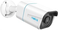 Камера видеонаблюдения Reolink 4K PoE, интеллектуальное обнаружение людей/транспортных средств, работающая с Google Ассистентом, наружная IP-камера, водонепроницаемость IP67, карта памяти microSD объемом 256 ГБ для круглосуточной записи (не входит в компл 1000014503