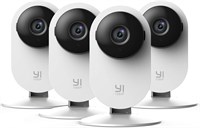 Камера видеонаблюдения YI 4PCS, домашний радионяня, умная беспроводная IP-камера с разрешением 1080p, Wi-Fi, ночным видением, двусторонней аудиосвязью, датчиком движения, приложением для телефона, камера для домашних животных, кошек и собак, работает с Al 1000014534