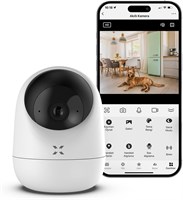 Xenon Smart, интеллектуальная Wi-Fi-камера, кристально чистое изображение, ночное видение, двусторонняя связь с микрофоном, белый цвет 1000014536
