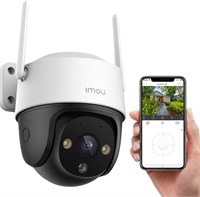 Камера Imou Cruiser SE+ 3K, наружная камера видеонаблюдения для дома, Wi-Fi камера видеонаблюдения для дома, камера видеонаблюдения с обзором 360°, обнаружение людей/движения, интеллектуальное ночное видение, IP66, двусторонняя связь, Alexa 1000014550
